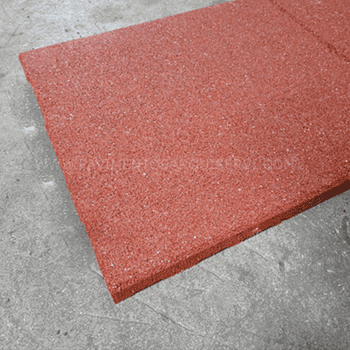 Caucho Macizo Loseta Roja 40MM 0,5X0,5